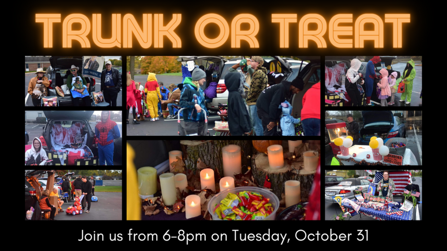 Trunk or treat 2023 Huber Heights Grace Community Church